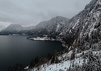 Winterlandschaft in der Region Attersee-Attergau