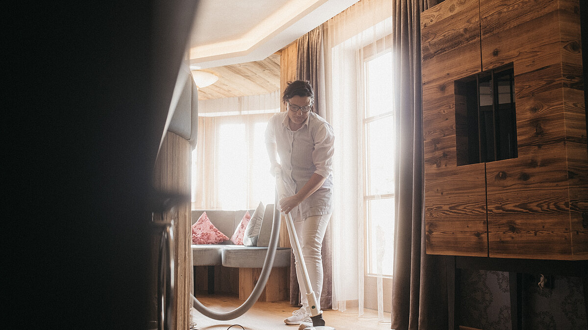 Housekeeping im Einsatz im Wellnesshotel Winzer