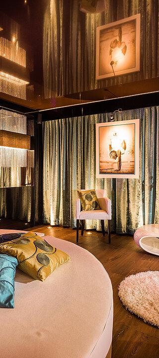 Kristall-Lounge im Emotion Spa des Wellnesshotel Winzer