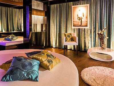 Crystal Lounge at the Emotion Spa in the Wellnesshotel Winzer