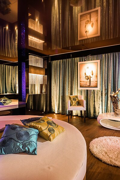 Kristall-Lounge im Emotion Spa des Wellnesshotel Winzer