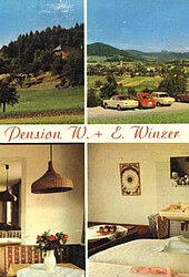 Außenansicht des Hotel Winzer aus früheren Zeiten