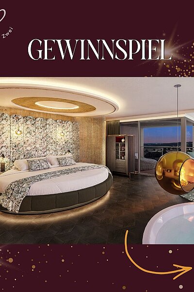 ️ Unser GEWINNSPIEL ist beendet️ Gewinnt 2 Übernachtungen für 2 Personen von 01.10. bis 03.10.2026 in unserer neuen Hideaway Suite Mehr Raum. Mehr Ruhe. Und ganz viel Zeit für euch zwei.