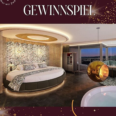 ️ Unser GEWINNSPIEL ist beendet️ Gewinnt 2 Übernachtungen für 2 Personen von 01.10. bis 03.10.2026 in unserer neuen Hideaway Suite Mehr Raum. Mehr Ruhe. Und ganz viel Zeit für euch zwei.