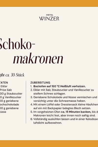 Sunday - Vibe: ON Wenn der Tag nach cosy Moments ruft und die Welt ein bisschen langsamer wird, sind unsere Schokomakronen der perfekte Zeitvertreib.