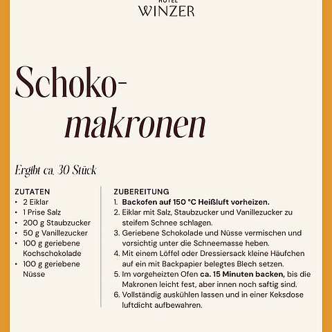 Sunday - Vibe: ON Wenn der Tag nach cosy Moments ruft und die Welt ein bisschen langsamer wird, sind unsere Schokomakronen der perfekte Zeitvertreib.