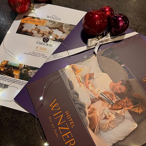 Hotel Winzer Christmas Shopping Am 24.12. gilt bei uns: Die 24. Online-Gutscheinbestellung des Tages geht komplett aufs Haus. Gutschein kaufen. Freude schenken.